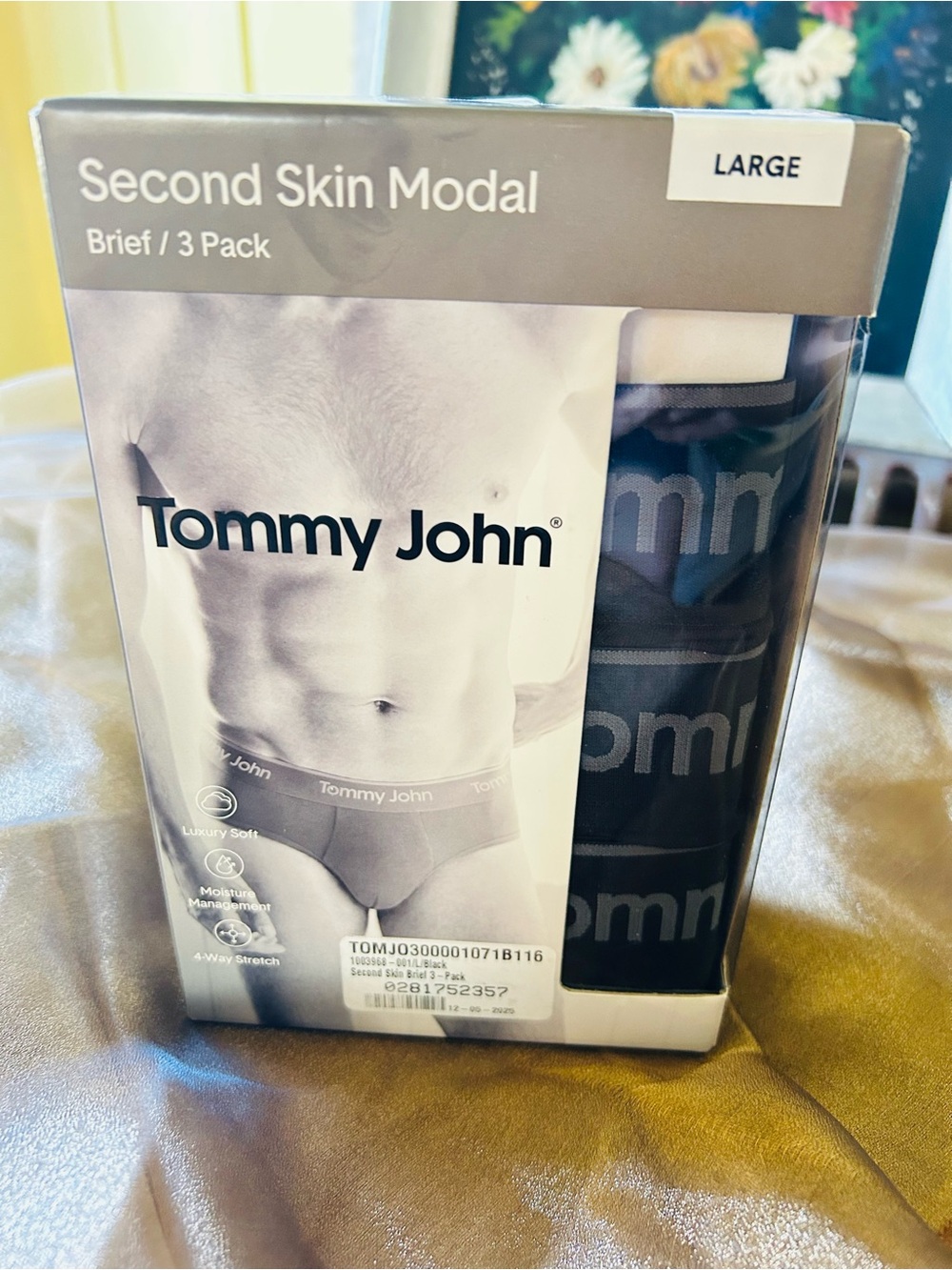 Tommy John Second Skin Modal Briefs - Black & White 3-Pack